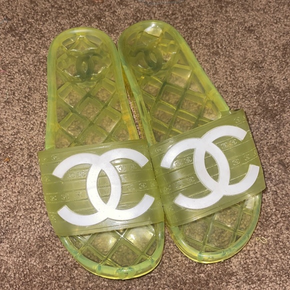 Shoes Chanel Jelly Slides Poshmark